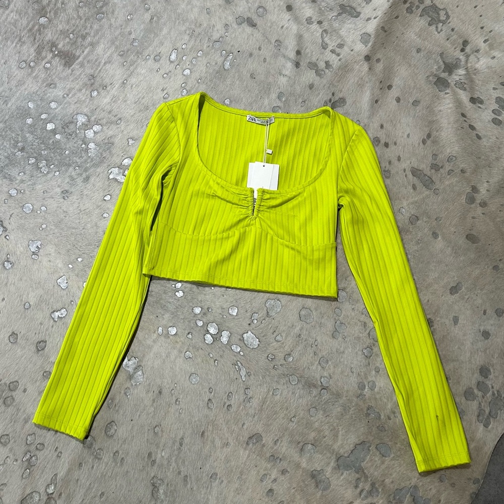 Zara cropped long sleeve